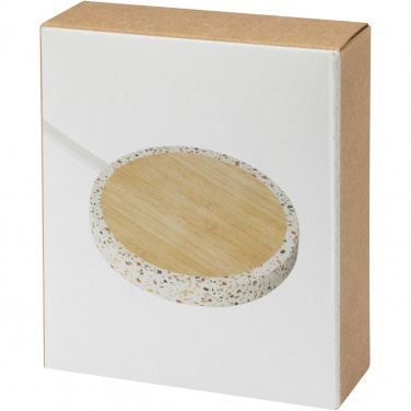 Logotrade reklaamtooted pilt: Terrazzo 10W juhtmevaba bambusest laadimisalus