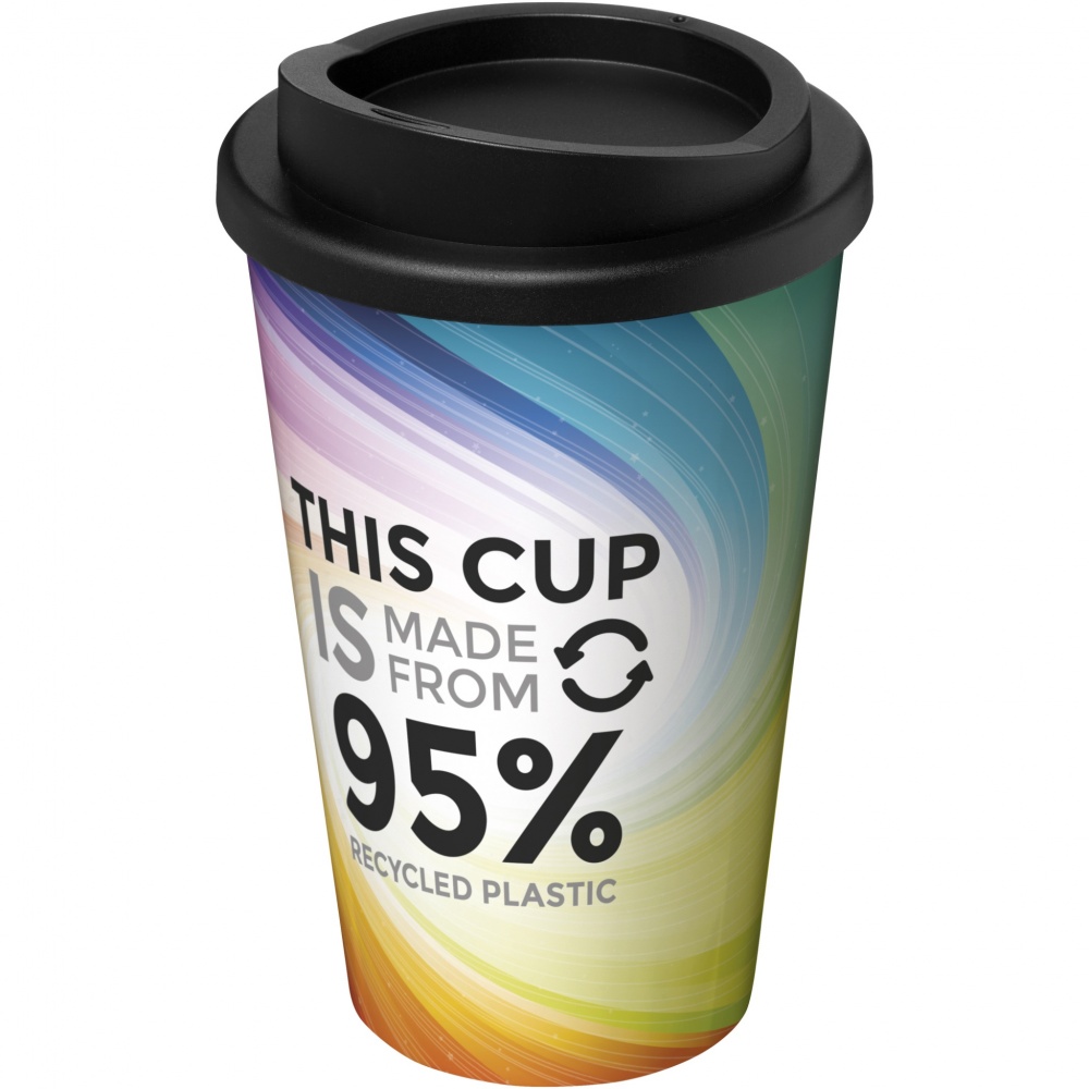 Logo trade firmakingituse pilt: Brite-Americano® taaskasutatud materjalist 350 ml joogitops