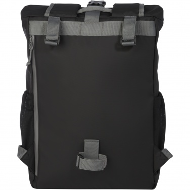 Logotrade reklaamkingi foto: Aqua 15" GRS taaskasutatud veekindel rulliga rattakott 20L