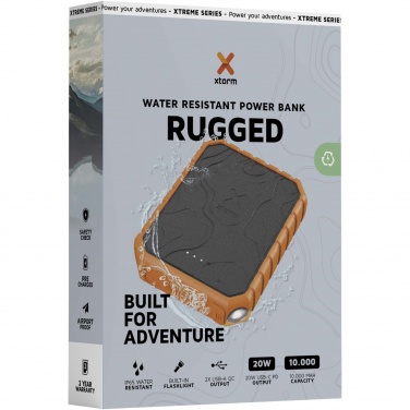 Logotrade reklaamkingitused pilt: Xtorm XR201 Xtreme 10 000 mAh 20 W QC3.0 veekindel vastupidav akupank koos taskulambiga