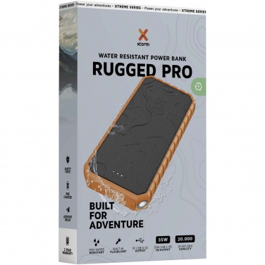 Logotrade firmakingi foto: Xtorm XR202 Xtreme 20 000 mAh 35 W QC3.0 veekindel vastupidav akupank koos taskulambiga