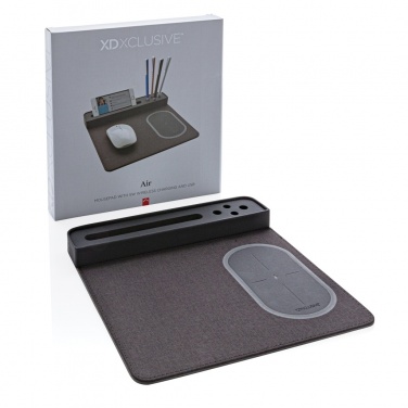 Logotrade ärikingi foto: Air hiirematt 5W juhtmevaba laadimise ja USB-ga