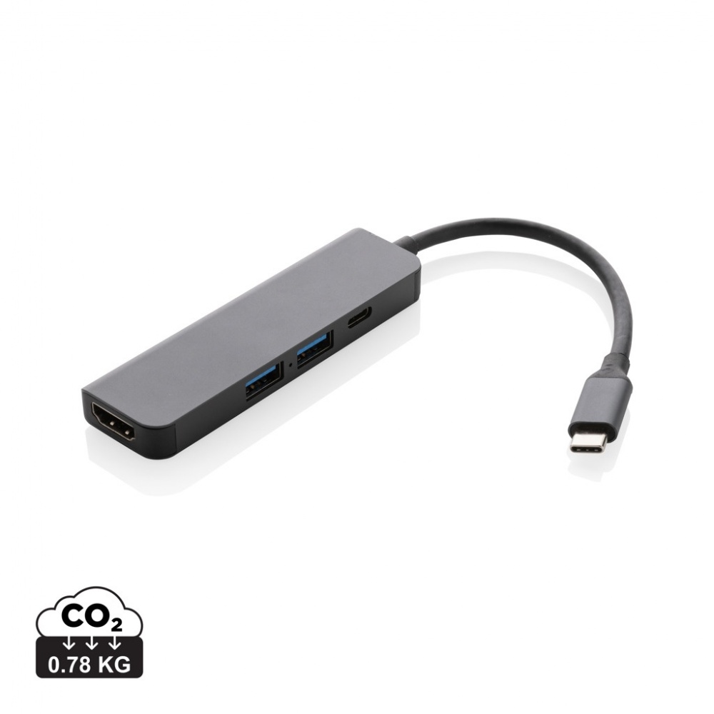 Logotrade reklaamkingitused pilt: Terra RCS taaskasutatud alumiiniumist jaotur HDMI-sisendiga