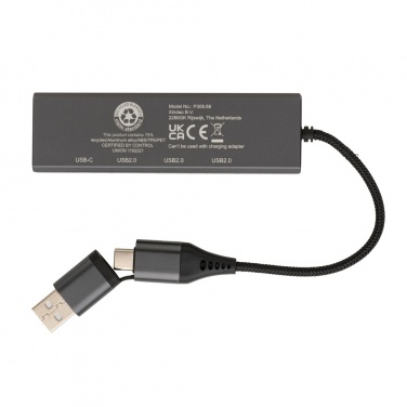 Logo trade meene pilt: Terra RCS taaskasutatud alumiiniumist jaotur 3 USB-pordiga