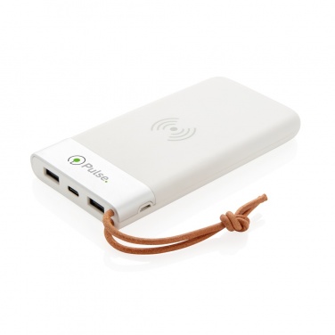 Logotrade reklaamtooted pilt: Aria 8000 mAh 5W juhtmevaba laadimise akupank