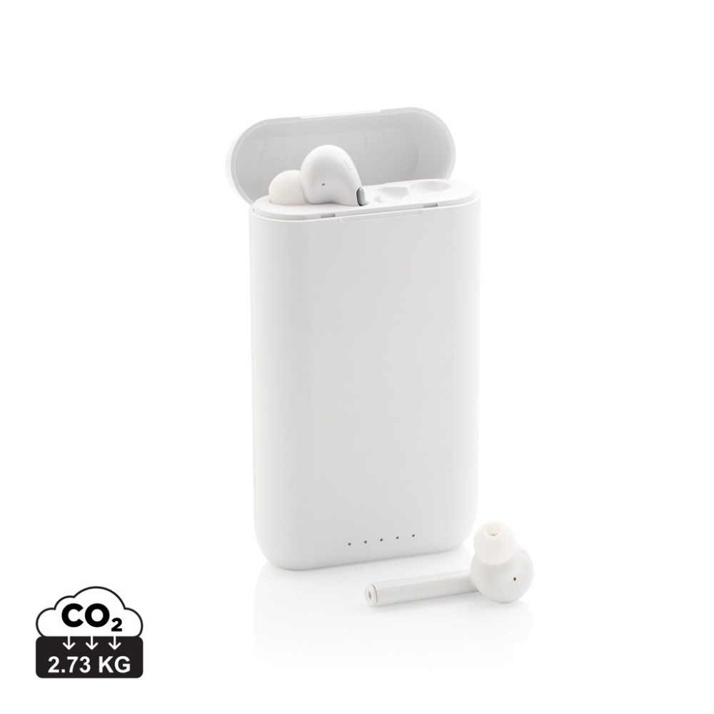 Logotrade reklaamtoote foto: Liberty TWS kõrvaklapid 5000 mAh toitepangaga