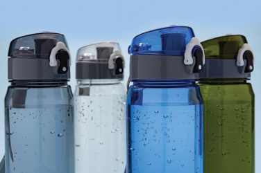 Logotrade reklaamtoote foto: Yide RCS Recycled PET lekkekindel lukustatav veepudel 600ml
