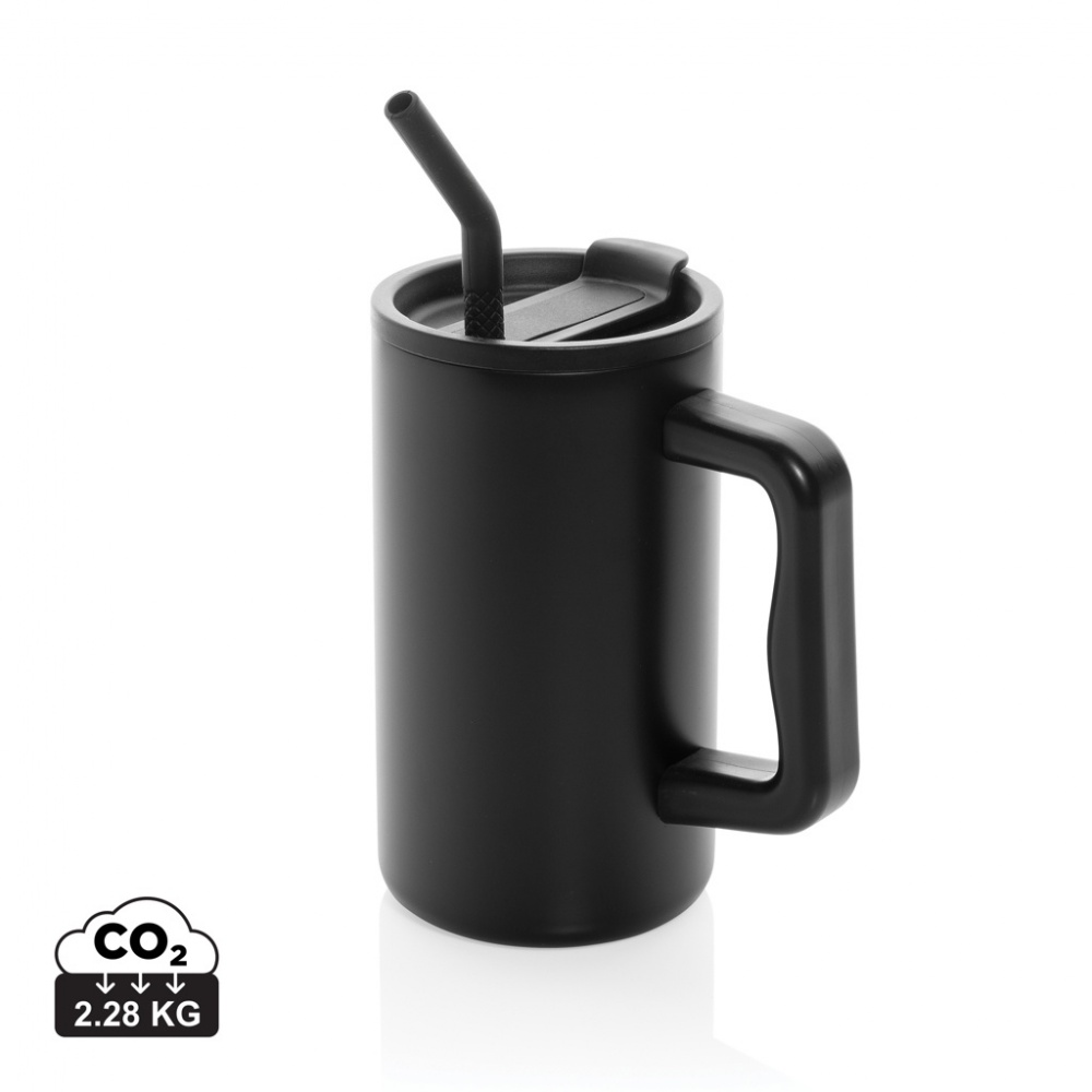 Logotrade reklaamtoote foto: Cube RCS sertifikaadiga taaskasutatud terasest kruus 800ml