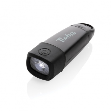Logo trade reklaamkingi pilt: Lightwave RCS rplastist USB-taaslaetav vändaga taskulamp