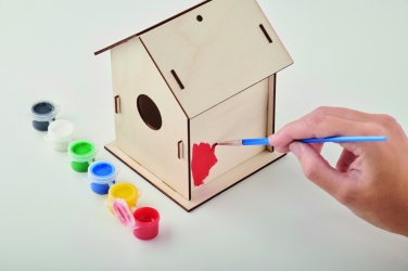 Logo trade reklaamtoote pilt: DIY puidust linnumaja komplekt