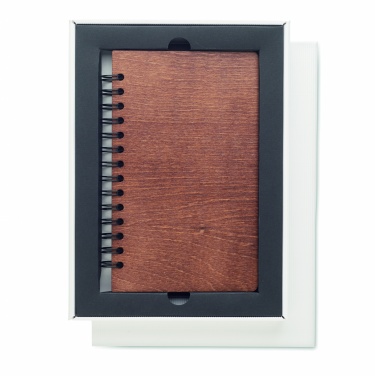 Logotrade reklaamtoote foto: A5 kasepuidust märkmik GROWBOOK™