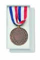 Medal läbimõõuga 5 cm, Pruun