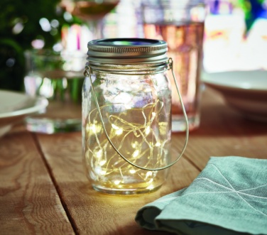 Logo trade meene pilt: Solar mason jar välivalgusti