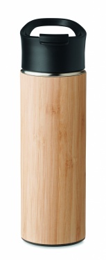 Logotrade ärikingituse foto: Bambusest 450ml termospudel