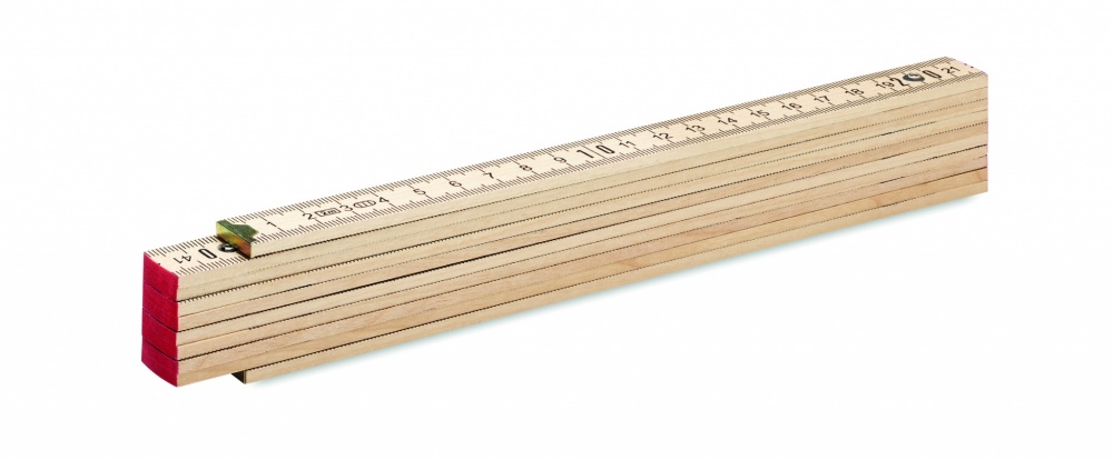 Logotrade reklaamkingid pilt: Puidust puusepa joonlaud 2m