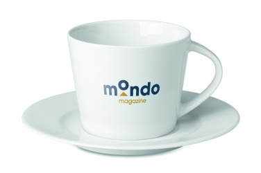 Logo trade ärikingituse pilt: Cappuccino tass ja alustass