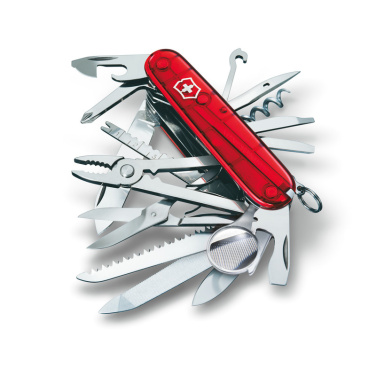 Logo trade meene pilt: Taskunuga SwissChamp, läbipaistev Victorinox
