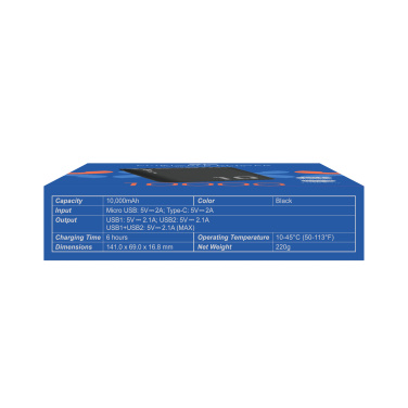 Logotrade reklaamkingituse foto: Akupank SILICON POWER GP15 10 000 MAH
