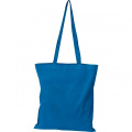 Pikkade sangadega puuvillane kott Copenhagen, helesinine