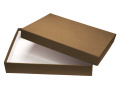 Dekoratiivpaberiga lamineeritud karp (17x11x3cm) 445037, pruun - hele