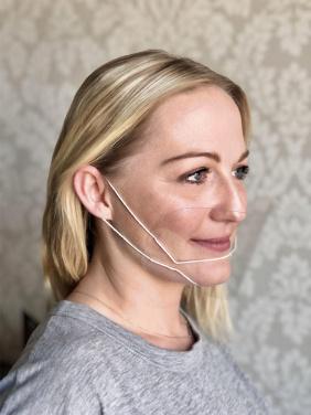 Logo trade reklaamkingituse pilt: ATENA läbipaistev näokaitse-mask suu ja nina jaoks 1461162