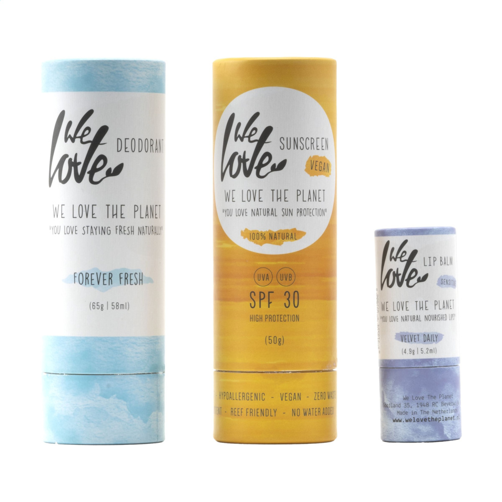 Logotrade meened pilt: Hooldustoodetega kinkekomplekt We Love The Planet