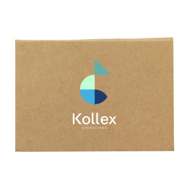 Logotrade firmakingituse foto: Piimakarbis taaskasutatud StickyMemo paberist memopad