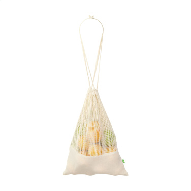 Logo trade firmakingid foto: Natura Organic GOTS võrgust puuviljakott (120 g/m²)