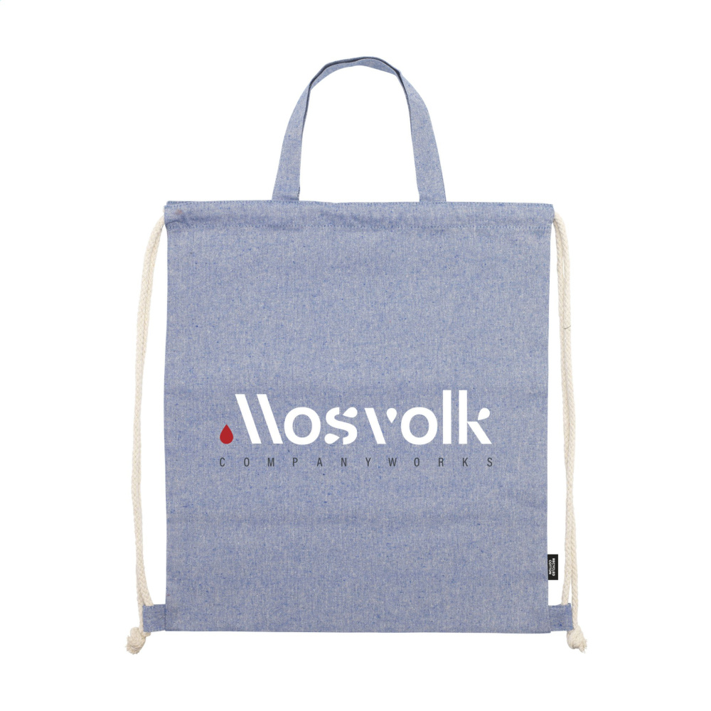 Logo trade ärikingituse pilt: GRS Recycled Cotton PromoBag Plus (180 g/m²) seljakott