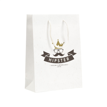 Logotrade reklaamkingituse foto: Õlgkiududega taaskasutatud Leaf It Bag (180 g/m²) M