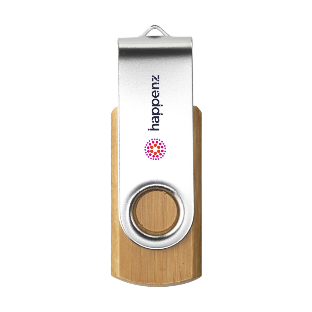 Logo trade firmakingituse pilt: USB Twist Bamboo 8 GB