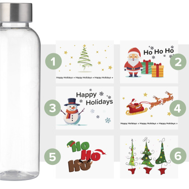 Logo trade ärikingituse pilt: Senga GRS RPET pudel 500 ml X-Mas