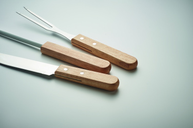 Logotrade meene foto: TOOLDERA roostevabast terasest grillitööriistad