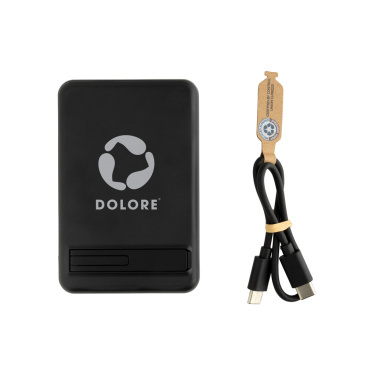 Logo trade reklaamkingituse pilt: Zen RCS plastk 5000 mah 5W magnetiline bambusest akuank