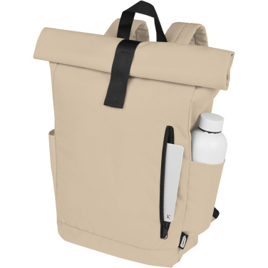Logotrade reklaamkingid pilt: Byron 15,6" GRS RPET rull-top seljakott 18L