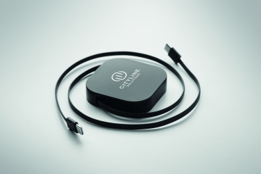 Logo trade firmakingituse pilt: LINEA 100W sissetõmmatav laadimiskaabel