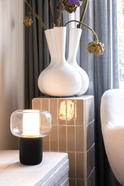 Logotrade firmakingituse foto: Lux RCS taaskasutatud plastist 10W kõlar-lamp
