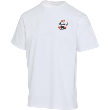 Logotrade firmakingituse foto: Lucas 280 g/m2 unisex OCS orgaaniline ülisuur T-särk