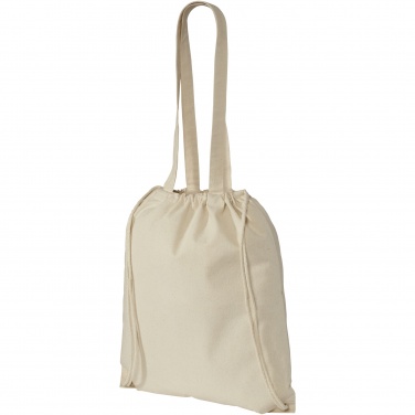 Logotrade liikelahja tuotekuva: Eliza 240 g/m² -puuvillareppu kiristysnyörillä 6L