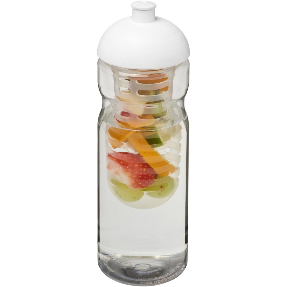 Logo trade mainoslahjat tuotekuva: H2O Active® Base 650 ml kupukantinen urheilujuomapullo & uuttaja