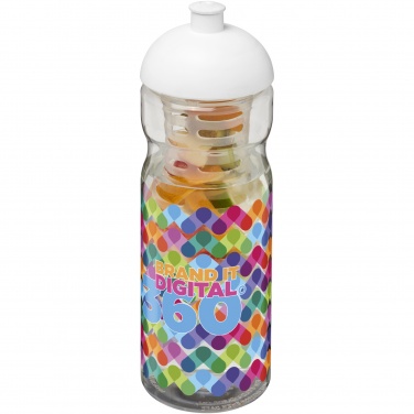 Logo trade mainoslahja ja liikelahja tuotekuva: H2O Active® Base 650 ml kupukantinen urheilujuomapullo & uuttaja