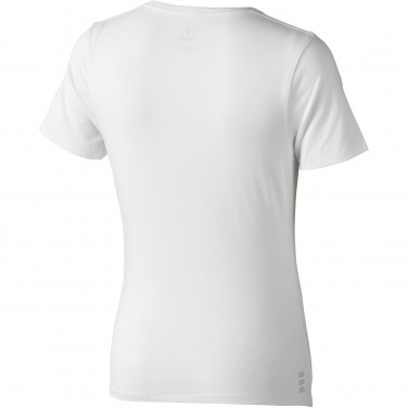 Logo trade mainoslahja ja liikelahja tuotekuva: Kawartha short sleeve women's organic V-neck t-shirt