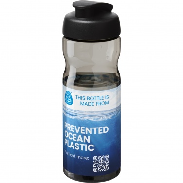 Logo trade mainoslahja kuva: H2O Active® Eco Base 650 ml -urheilujuomapullo läppäkannella