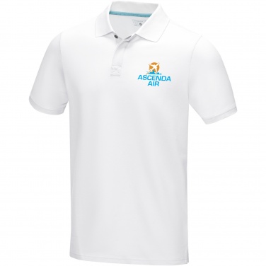 Logotrade liikelahja tuotekuva: Graphite short sleeve men’s organic polo