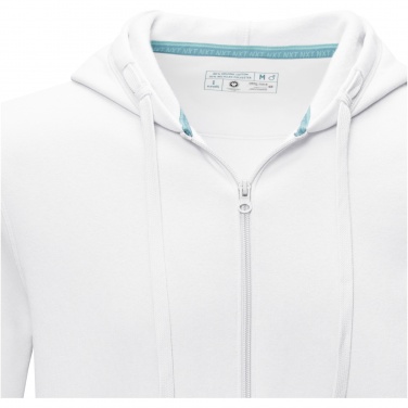 Logotrade mainostuotet kuva: Ruby men’s organic recycled full zip hoodie