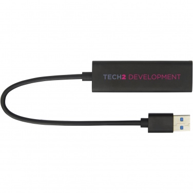 Logo trade mainoslahja ja liikelahja tuotekuva: ADAPT alumiininen USB 3.0-keskitin
