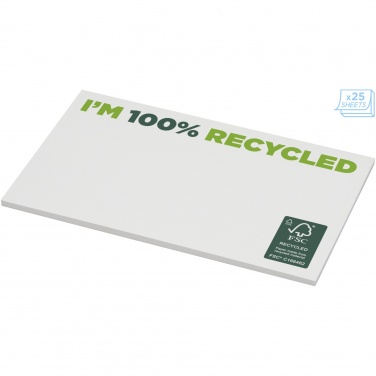 Logo trade mainoslahjat tuotekuva: Sticky-Mate® kierrätetyt tarralaput 127 x 75 mm