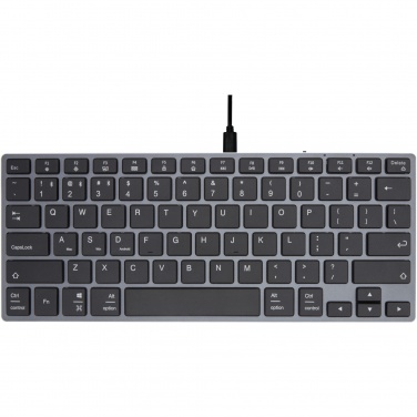 Logo trade liikelahja mainoslahja tuotekuva: Hybrid Bluetooth-tehonäppäimistö – QWERTY