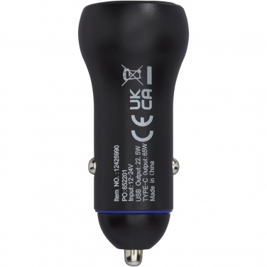 Logotrade mainoslahja ja liikelahja kuva: Pilot 55 W USB-C/USB-A -kaksoislaturi autoon