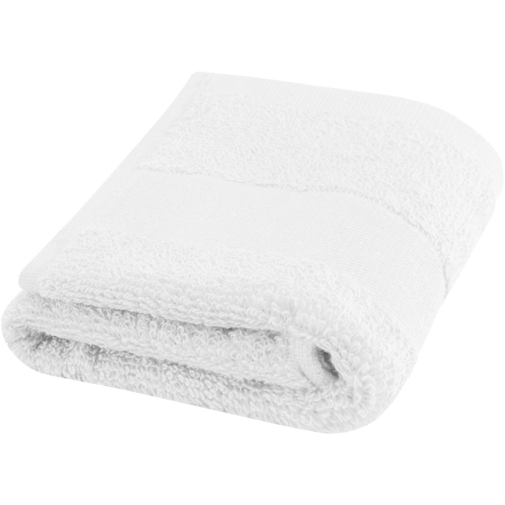 Logotrade liikelahja tuotekuva: Sophia puuvillainen pyyhe, 450 g/m², 30x50 cm